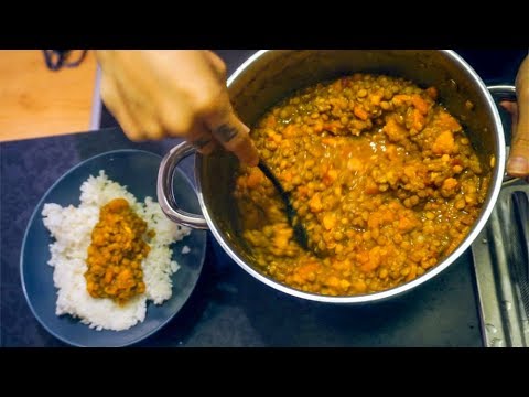 SWEET POTATO LENTIL STEW / Simple Oil-Free Vegan Recipe - YouTube