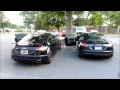 2012 TT RS Milltek Exhaust Vs Stock Comparison 