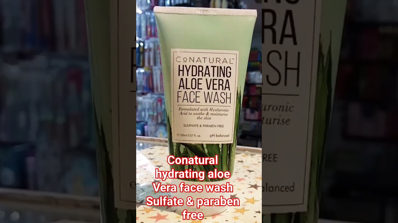 conatural hydrating aloe Vera face wash 
