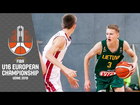 Latvia v Lithuania - Full Game - FIBA U16 European Championship 2019 oceania insignia