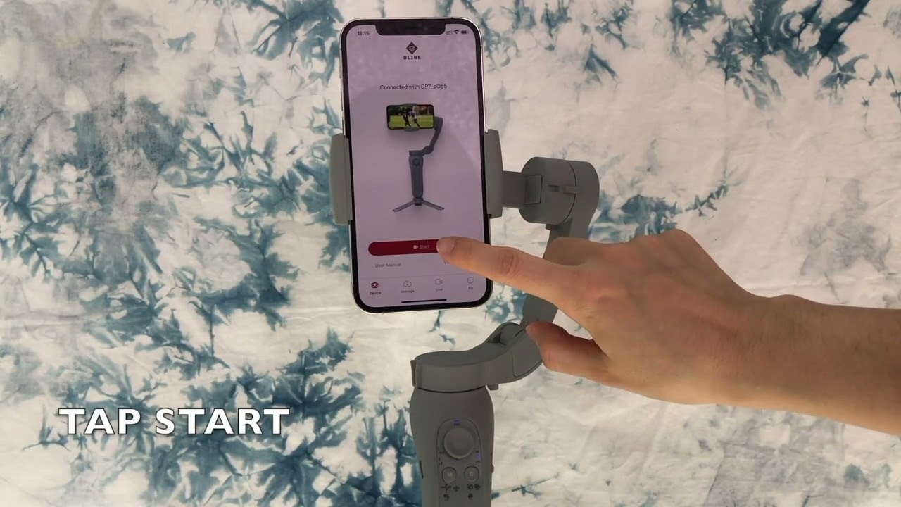 Blink Focos Tutorial Connect Gimbal to Phone via Bluetooth YouTube