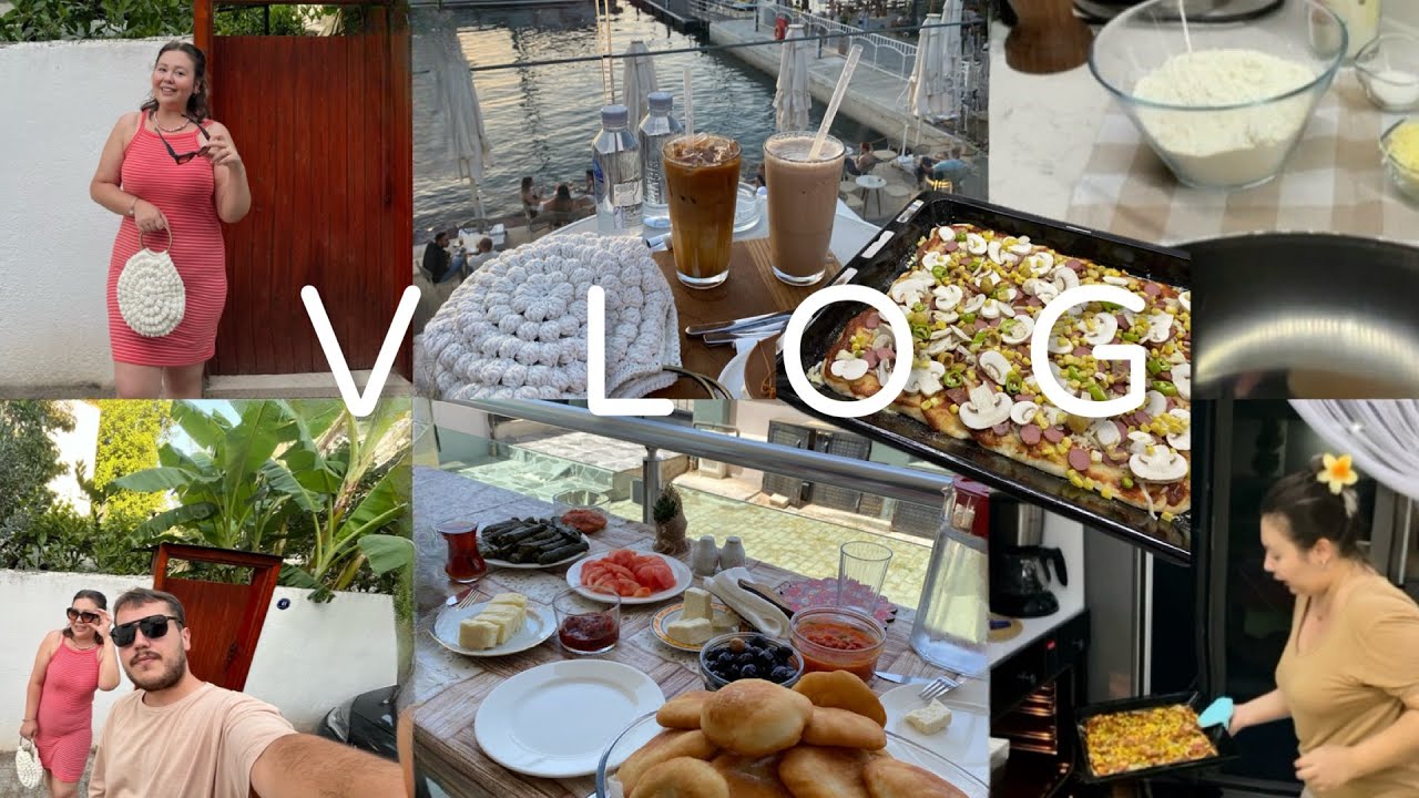 GÜLDÜR GÜLDÜR TATİL VLOG | EVDE PİZZA YAPIMI | TAM TUTAN PİZZA TARİFİ 🍕| TEYZEMDEN NEFİS HAMUR İŞİ