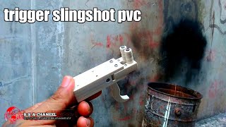 DIY||membuat trigger slingshot/ketapel dari pvc/paralon