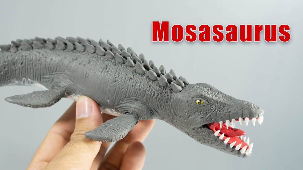 Mosasaurus Craft Making Mosasaurus with Clay | Jurassic World - YouTube