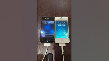 iPhone 4 on iOS 4 vs iOS 7 boot up test #shorts #iphone4 #ios4 #ios7