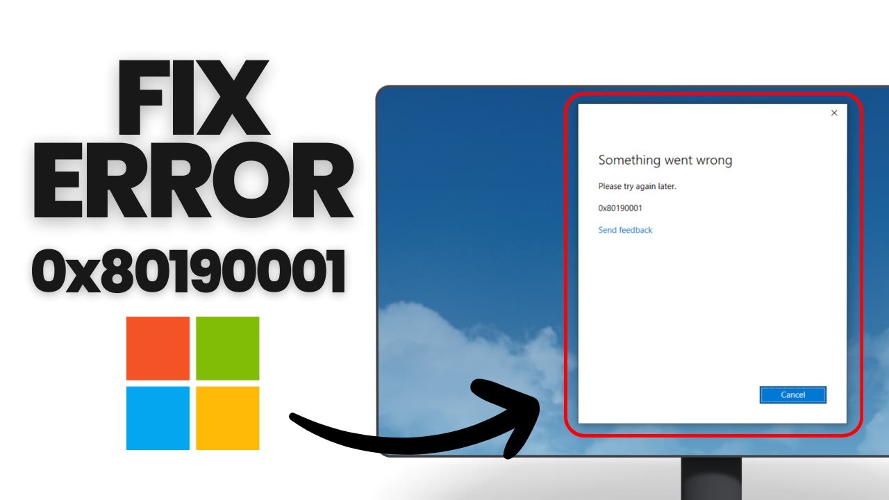 How to Fix Error 0x80190001 When Logging in Microsoft (UPDATED) - YouTube
