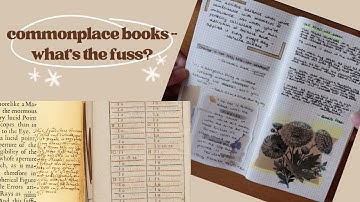 Inside My Commonplace Book - What They