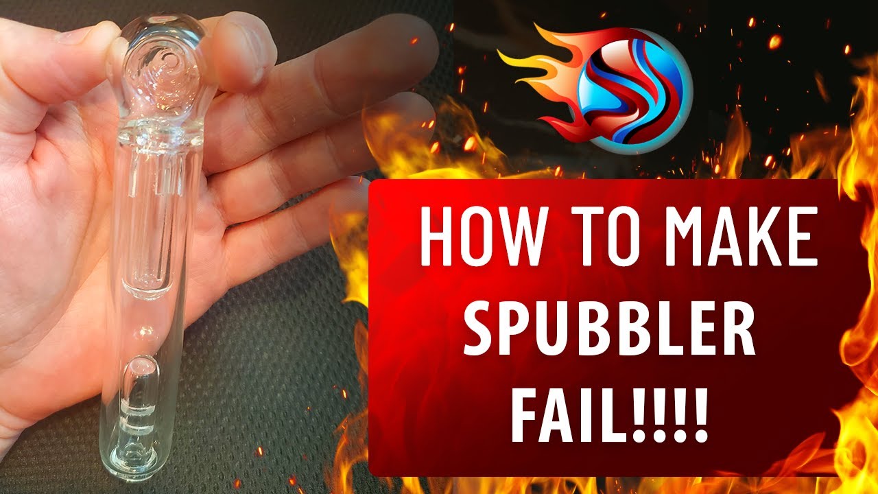 Blowing Glass Pipe | Spubbler | LAMPWORKING GLASS BLOWING | Fusing Shop