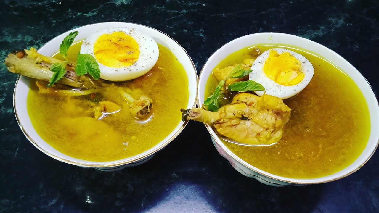Murg Yakhni / Winter Recipes / Chicken Yakhni / Chicken Soup Recipe