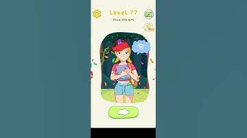 Displace Puzzle: Move one part || Level-77 || Save the girl