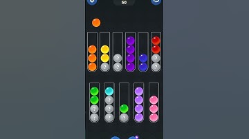 ball sort game @kk Gamer 532🔥 Level 50 💯#👀 sort game video
