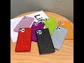Square Glitter Powder Transparent iPhone Case Back Cover 👉https://bit.ly/3CF0og1