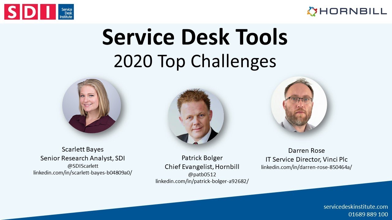 Service Desk Tools Top Challenges 2020 Youtube