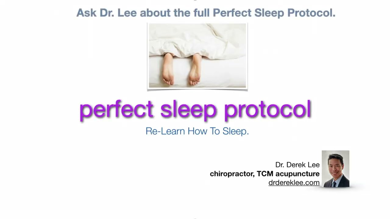 Perfect Sleep Protocol Short Trailer by Dr. Derek Lee