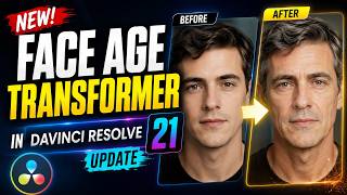 DaVinci Resolve 21's NEW Face Age Transformer is Amazing!