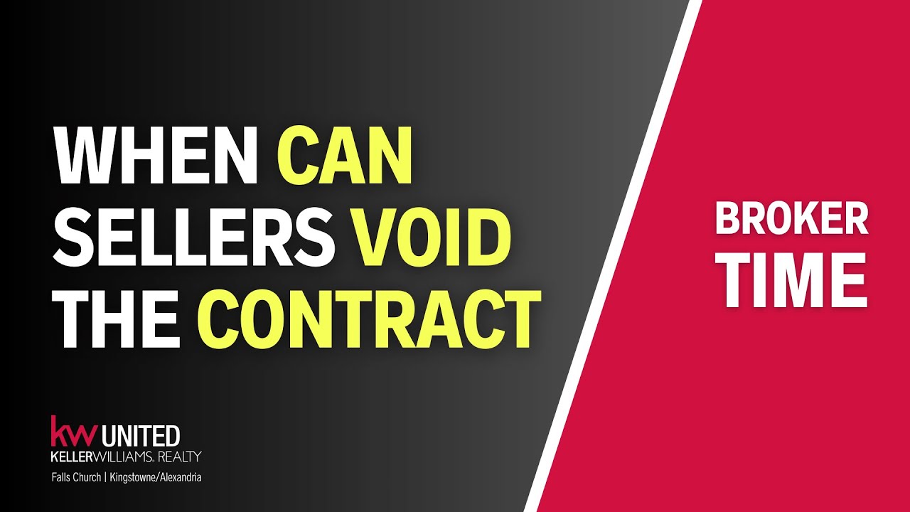 When Seller Can Void Contract