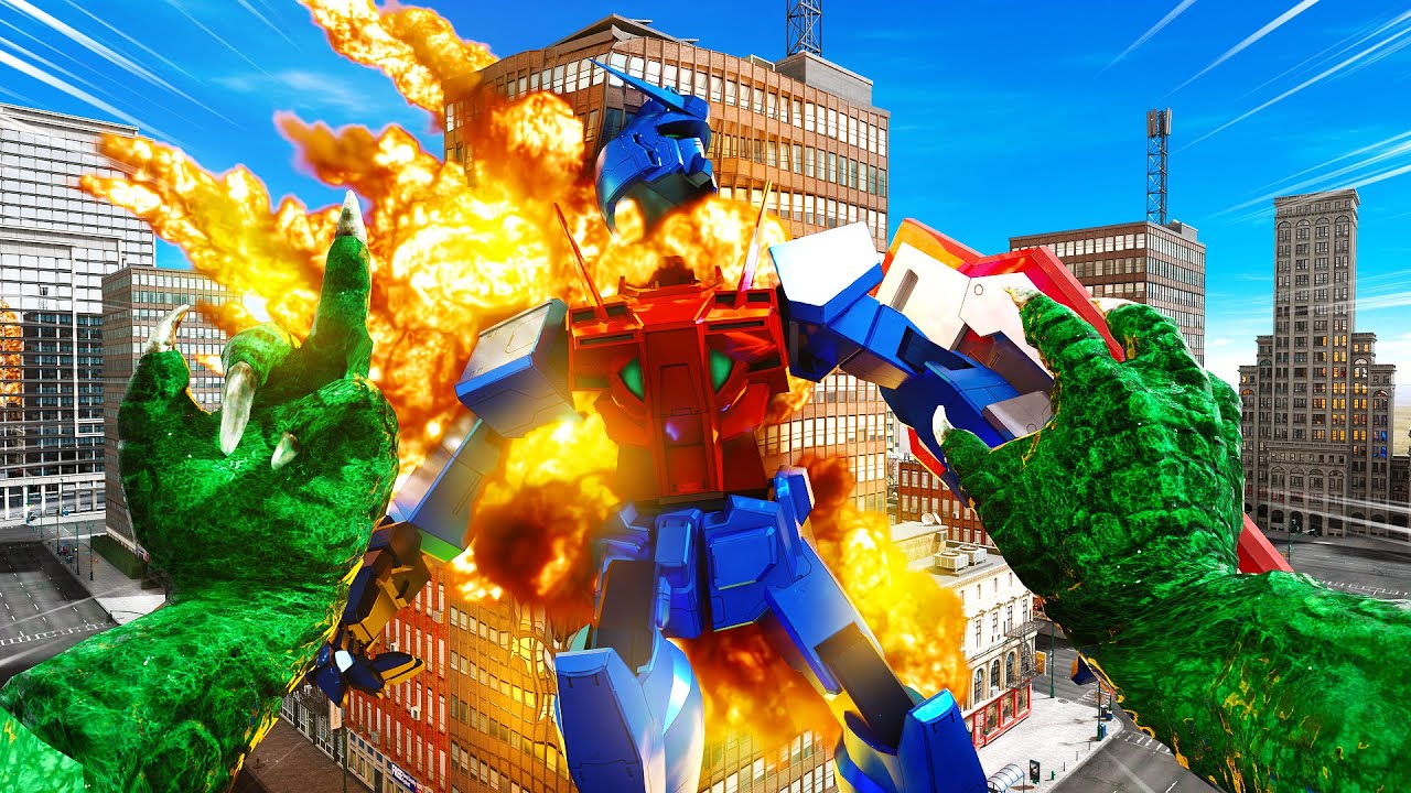 Punching MECHS as a GIANT KAIJU (Monster: Titan's Playground)