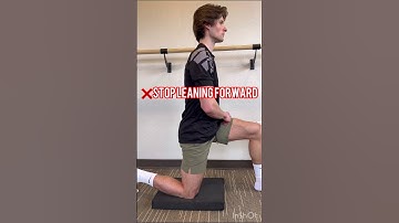 ⭐️True Hip Flexor Stretch (Simple Fix For Lasting Results) #shorts