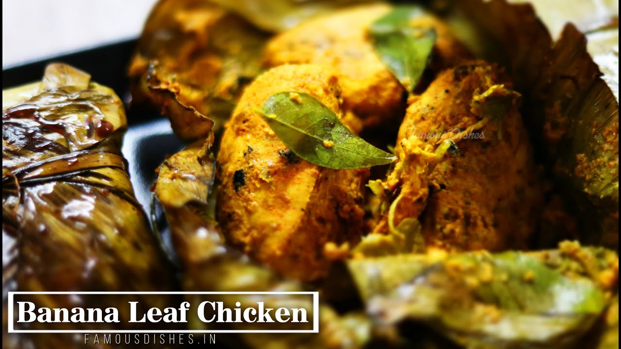 Chicken in Banana Leaf Recipe Banana Leaf Chicken Recipe. 😋😋 YouTube