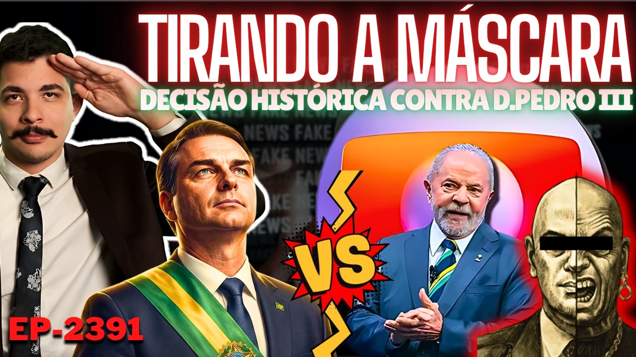 Lula vs Flávio: A MÁSCARA CAIU Até Pro Consórcio + Decisão HISTÓRICA Contra D.Pedro III + Dosimetria