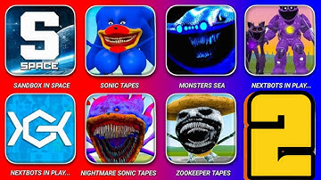 Sandbox In Space ZooChosis VS Sonic Nextbots In Playground mod, Sandbox In Space Mod,..