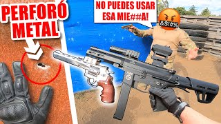 PELEAN CONMIGO por mi MUY POTENTE ACCESORIO❗️🤬 ▬ REFERI NOS DETIENE❗️🤯 ▬ SSR9 DSG Airsoft Gameplay