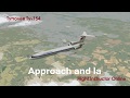 Tu-154M in X-plane Part-8 Approach and landing