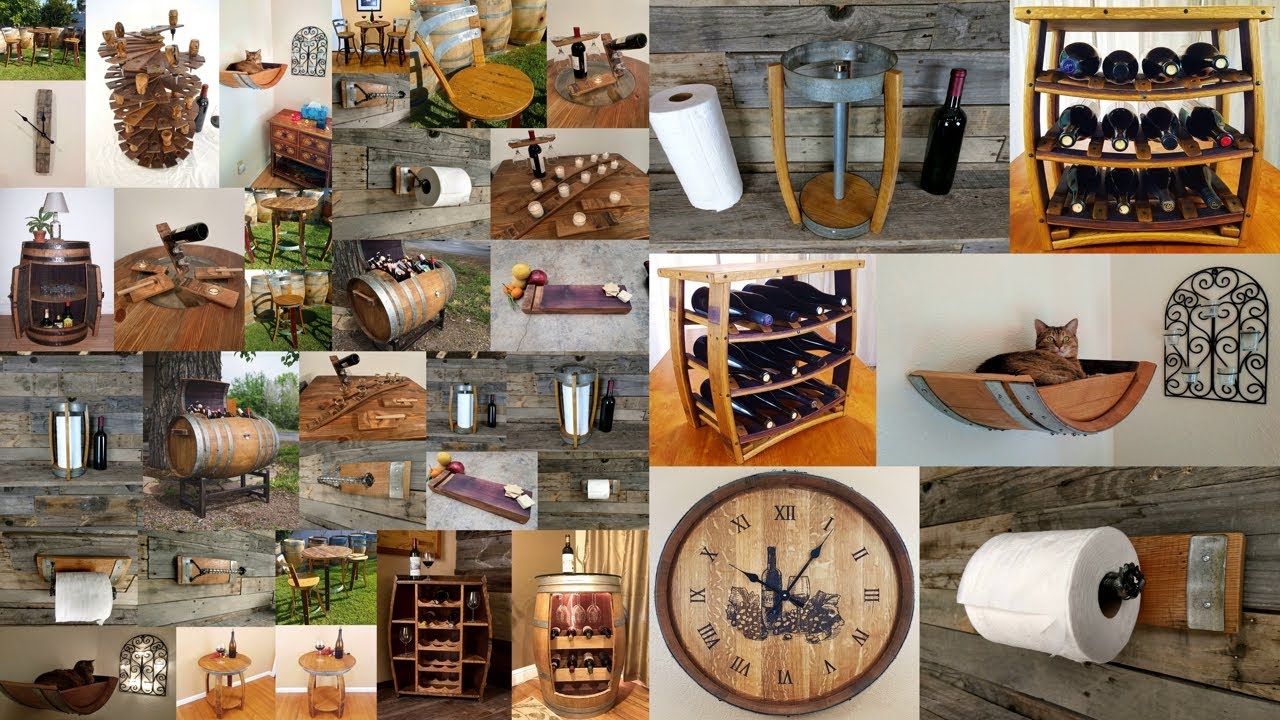 The best furniture made from wine barrels