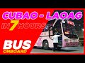 De luxe bus going to laoag  gv florida