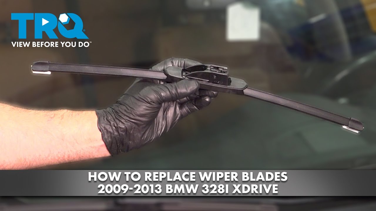 How to Replace Wiper Blades 2009-2013 BMW 328i xDrive - YouTube