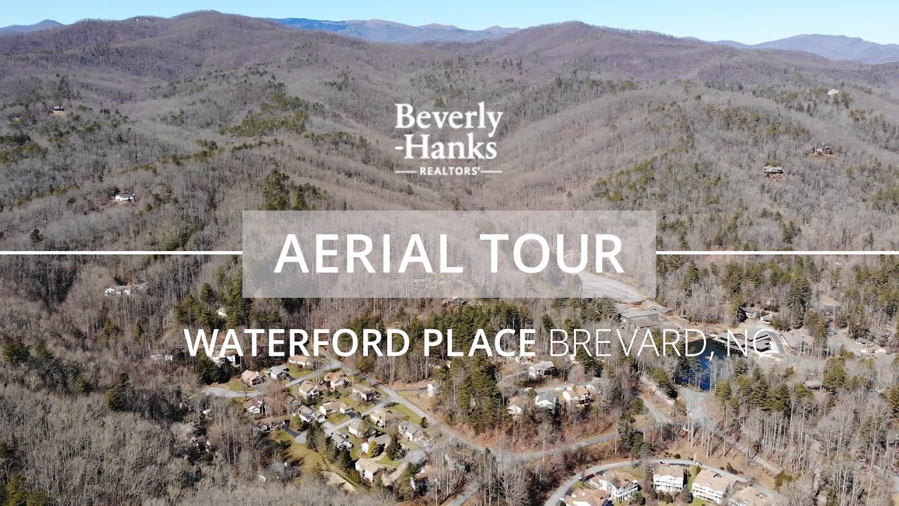 Aerial Tour Waterford Place, Brevard NC YouTube