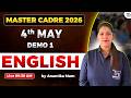Master Cadre 2026: 4th May Batch "English" Demo 1 by Anamika Mam #mastercadre2026
