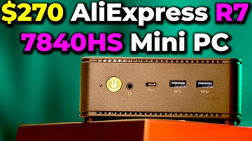 $270 AliExpress Mini PC | Cheapest R7 7840HS | GMKtec K6