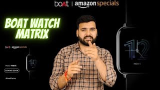 Boat Watch Matrix Amoled Display Boat Matrix Specs Boat Matrix Price Boat Matrix Launch