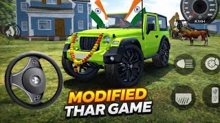 Indian cars simulator game||rad Thar 👿 attitude||🎯 screenshot 5