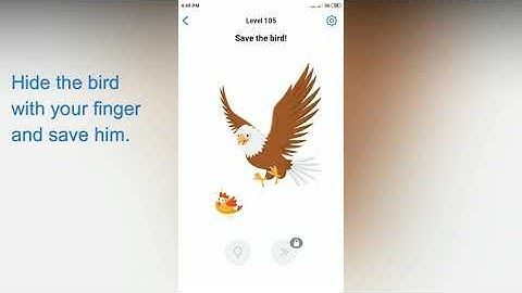 Easy Game - Save the bird! - Level 105 solution