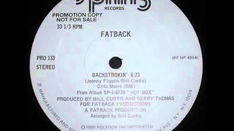 The Fatback Band - Backstrokin'