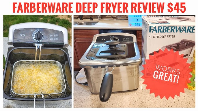 2.5L Dual Deep Fryer  Farberware available at Walmart