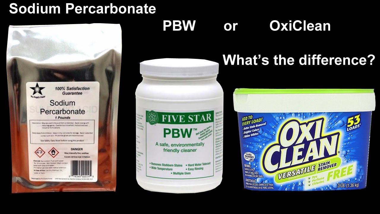 Sodium Percarbonate, PBW or Oxyclean - HBW 214 