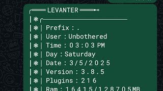 HOW TO DEPLOY LEVANTER WHATSAPP BOT 2025🤯❤️