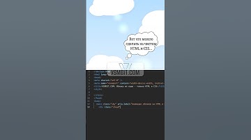 Как сделать плывущие облака только на HTML и CSS ☁️ | Без JS и SVG