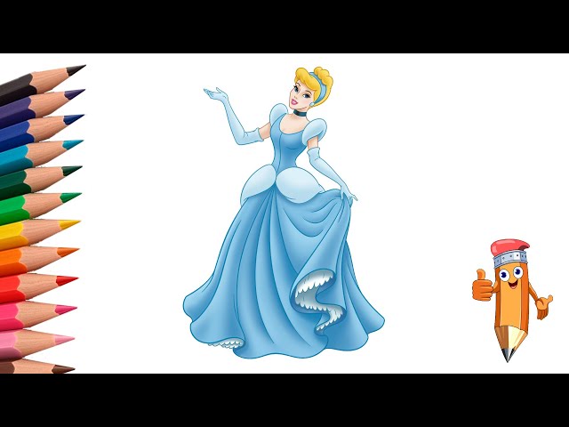 Disney Princess Cinderella Coloring Pages | Team colors