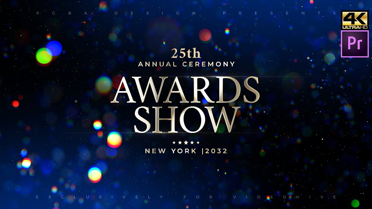 Awards Ceremony Titles Pack for Adobe Premiere Pro | MOGRT