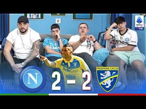 IMBARAZZANTI... NAPOLI-FROSINONE 2-2 | LIVE REACTION NAPOLETANI
