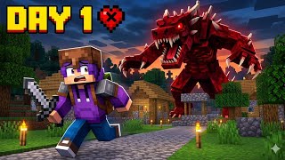 DO NOT Go Near This Haunted Village in Hardcore!