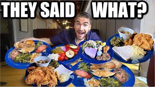 "YOU ATE IT ALL?" ULTIMATE BUFFET CHALLENGE AT WORLD FAMOUS SOUL FOOD BUFFET FEEDS 2000 PEOPLE A DAY