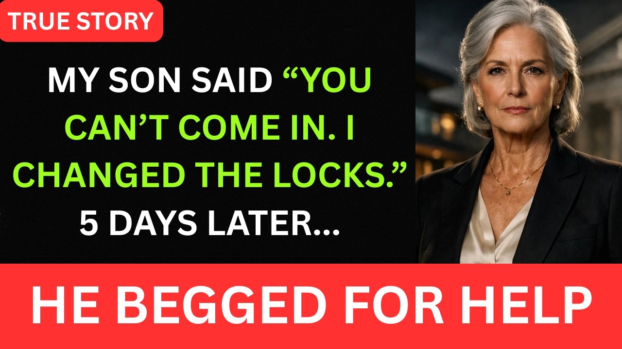 My Son Changed the Locks After I Paid for His House… So I Bought the Bank