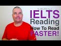 IELTS Reading How To Read Faster