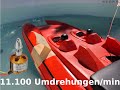 Wir haben ein boot aus einem alten flugzeugmotor gebaut  nv tech rc