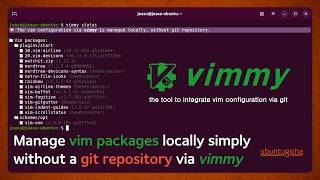 Manage vim packages locally simply without a git repository via vimmy